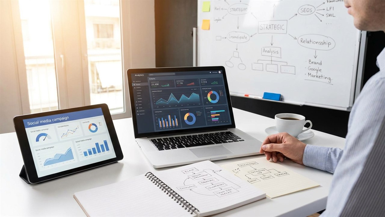 Advanced Digital Marketing Strategies course guide cover